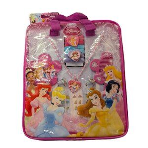 Princess Hair Accessories Jewelry Set 20 Piece Necklace Rings PVC Bag